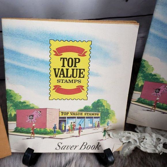 1966 Vintage Lot Top Value Stamp Books Gold Bond Mail Order Department Envelope - Picture 6 of 8